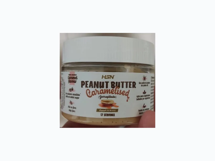 Peanut butter caramelised